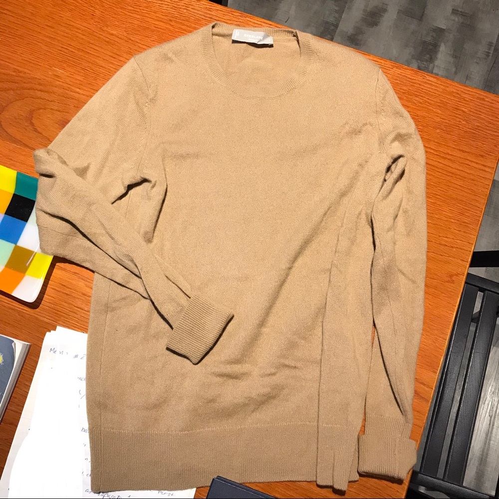 Everlane Women's Crewneck Sweater in Camel
